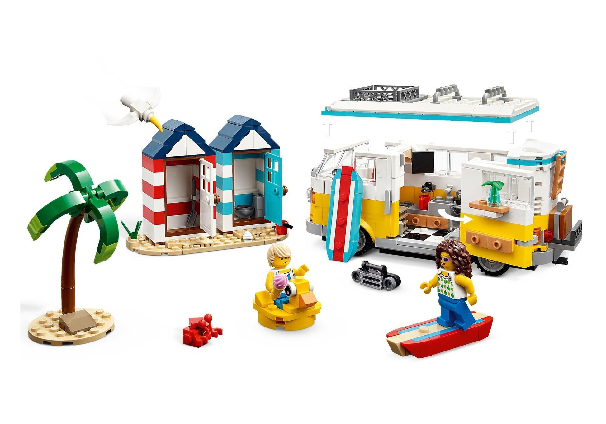 Lego 31138 Creator 3-in-1 Sets: Strandcampingbus - plegobil