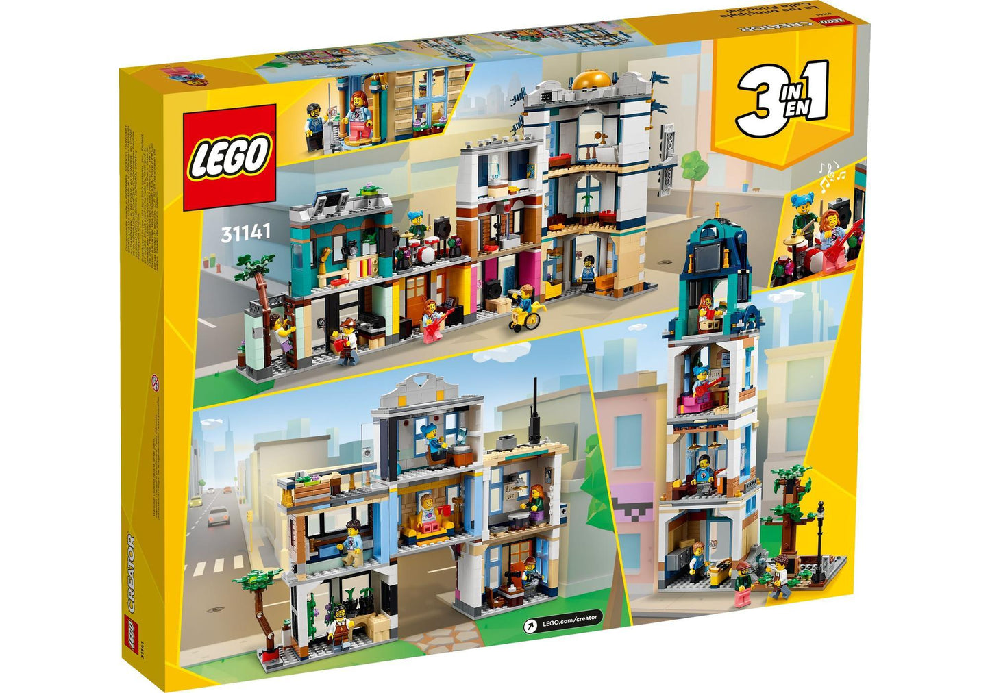 Lego 31141 Creator 3-in-1 Sets: Hauptstraße - plegobil