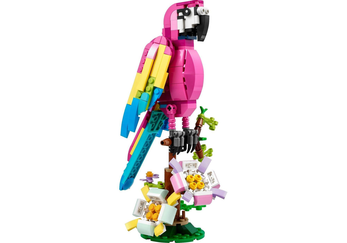 Lego 31144 Creator 3-in-1 Sets: Exotischer pinkfarbener Papagei - plegobil