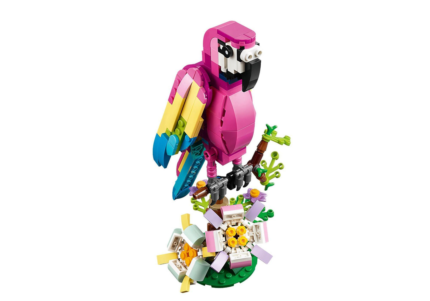 Lego 31144 Creator 3-in-1 Sets: Exotischer pinkfarbener Papagei - plegobil