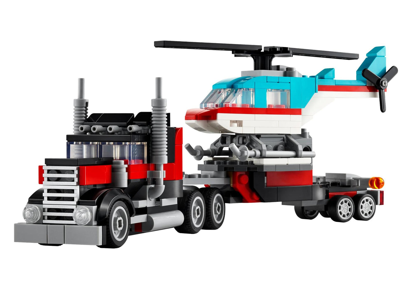 Lego 31146 Creator Tieflader mit Hubschrauber - plegobil