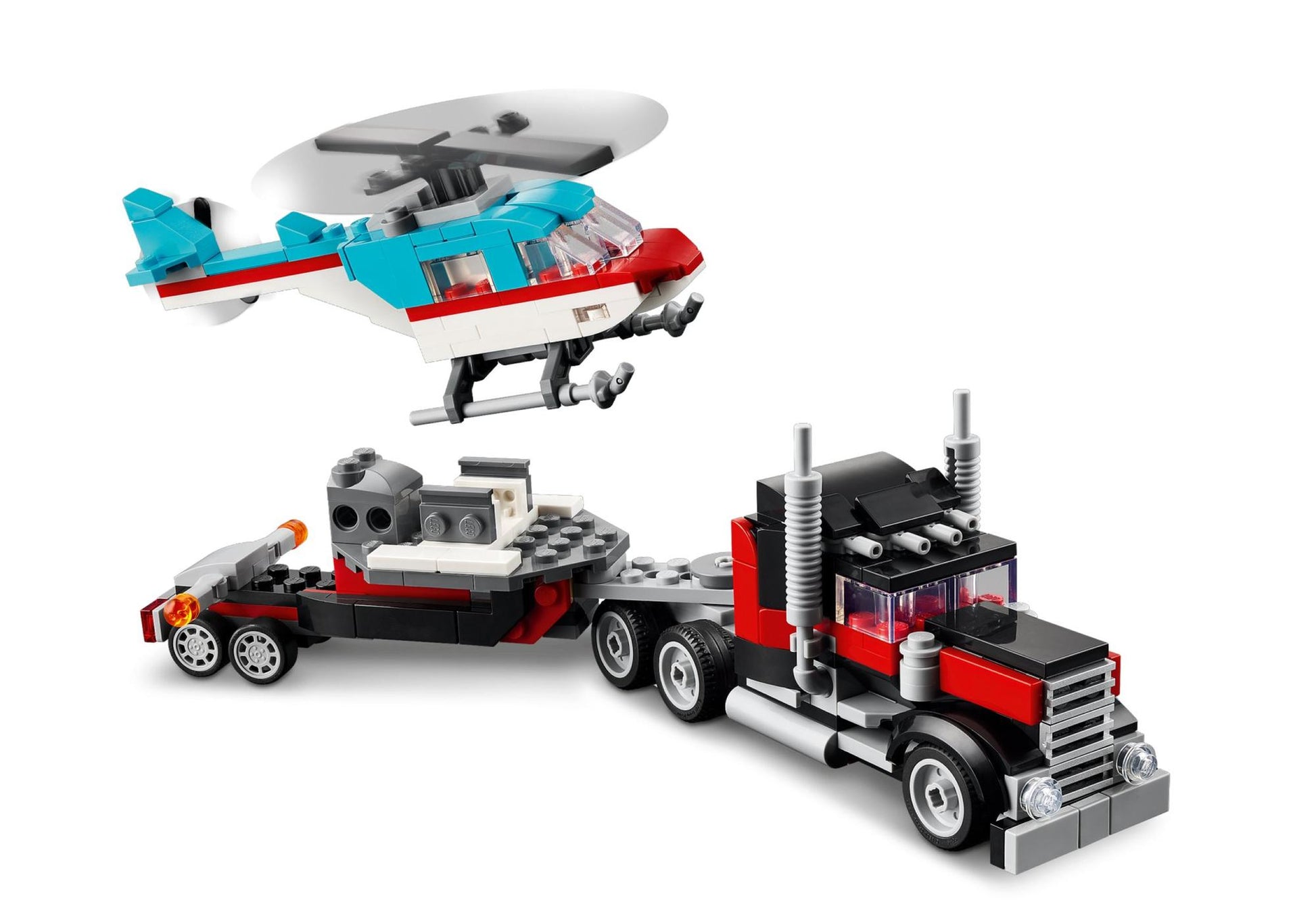 Lego 31146 Creator Tieflader mit Hubschrauber - plegobil