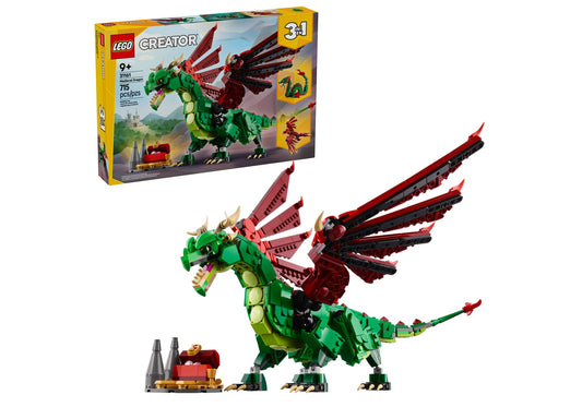 Lego 31161 Creator 3-in-1 Sets: Grüner Drache