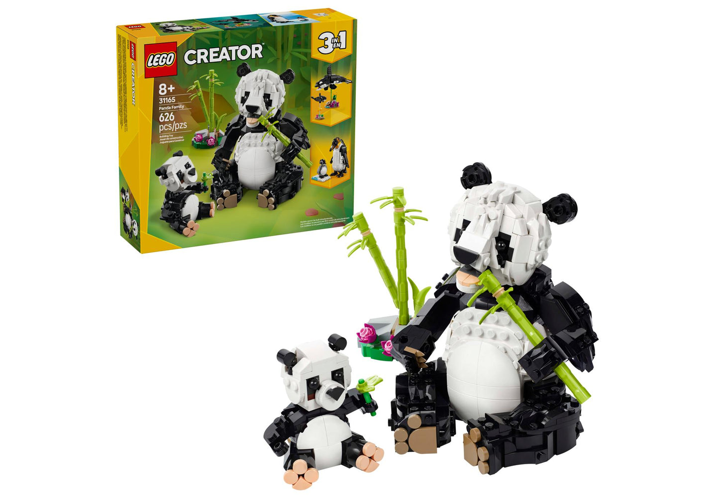 Lego 31165 Creator 3-in-1 Sets: Wilde Tiere: Pandafamilie