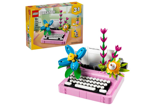 Lego 31169 Creator 3-in-1 Sets: Schreibmaschine mit Blumen