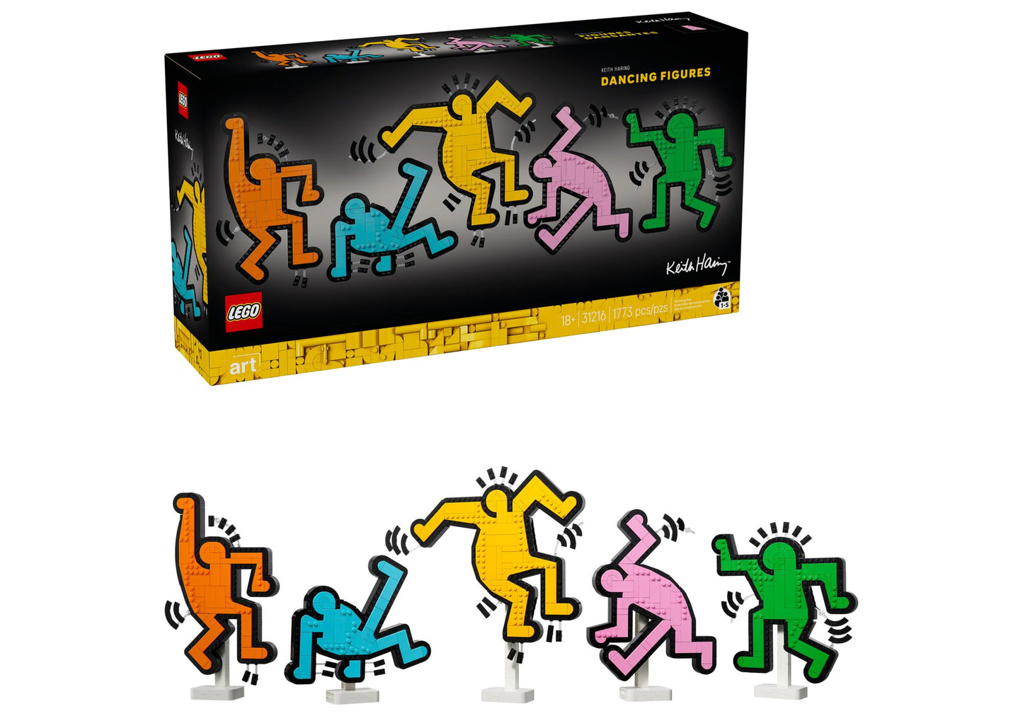 Lego 31216 Art Keith Haring - Tanzende Figuren