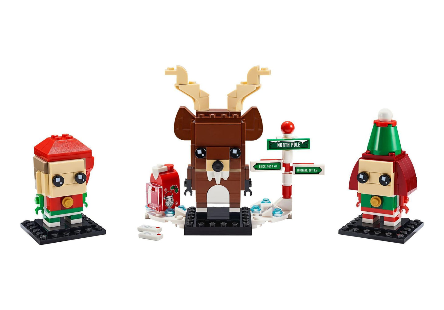 Lego 40353 BrickHeadz Rentier und Elfen - plegobil