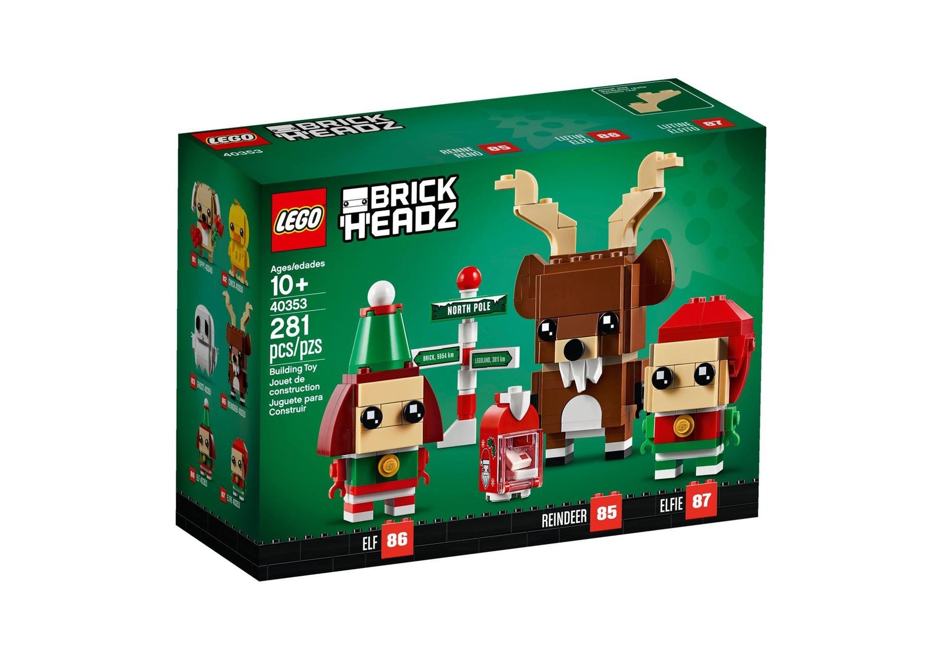 Lego 40353 BrickHeadz Rentier und Elfen - plegobil