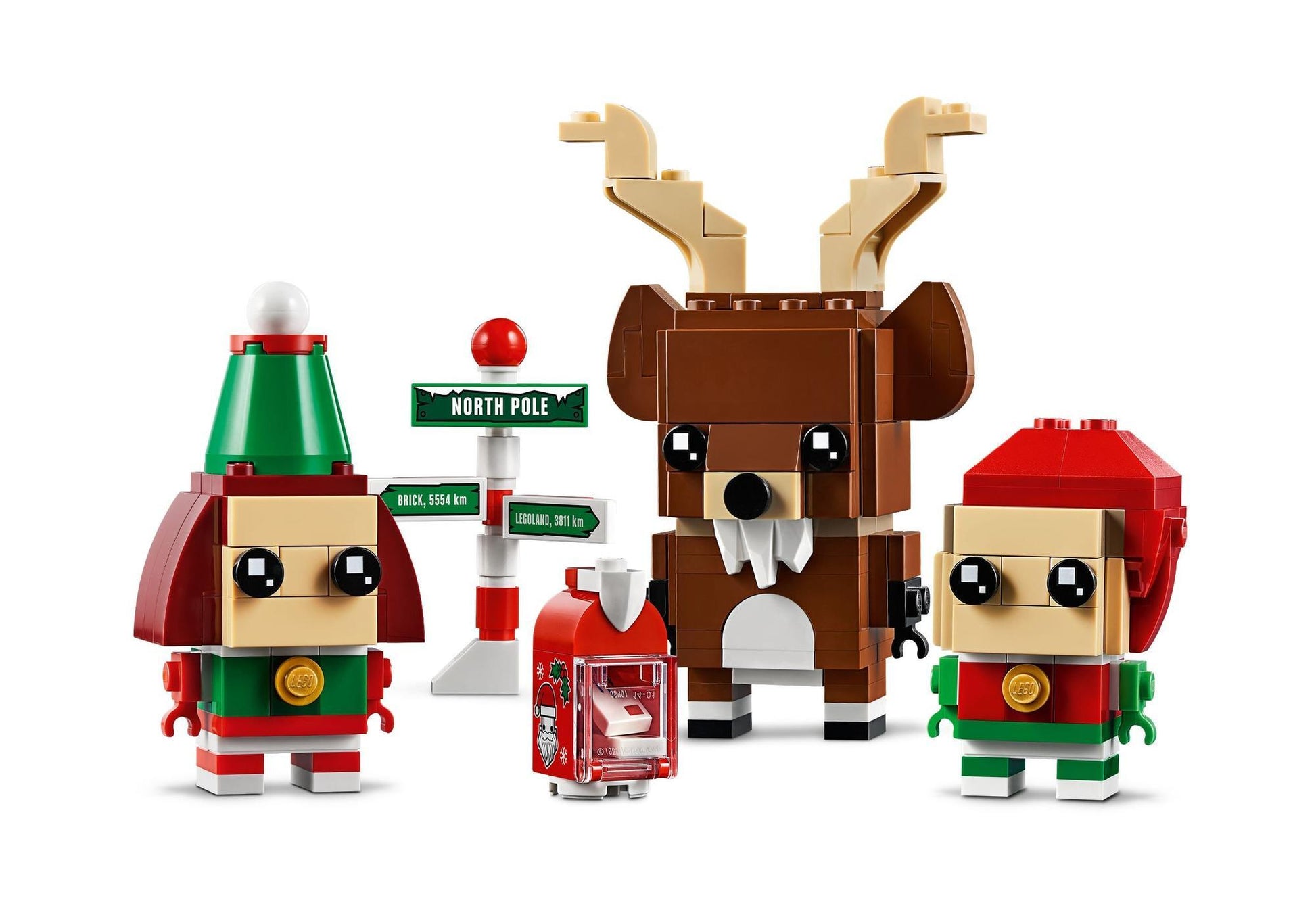 Lego 40353 BrickHeadz Rentier und Elfen - plegobil