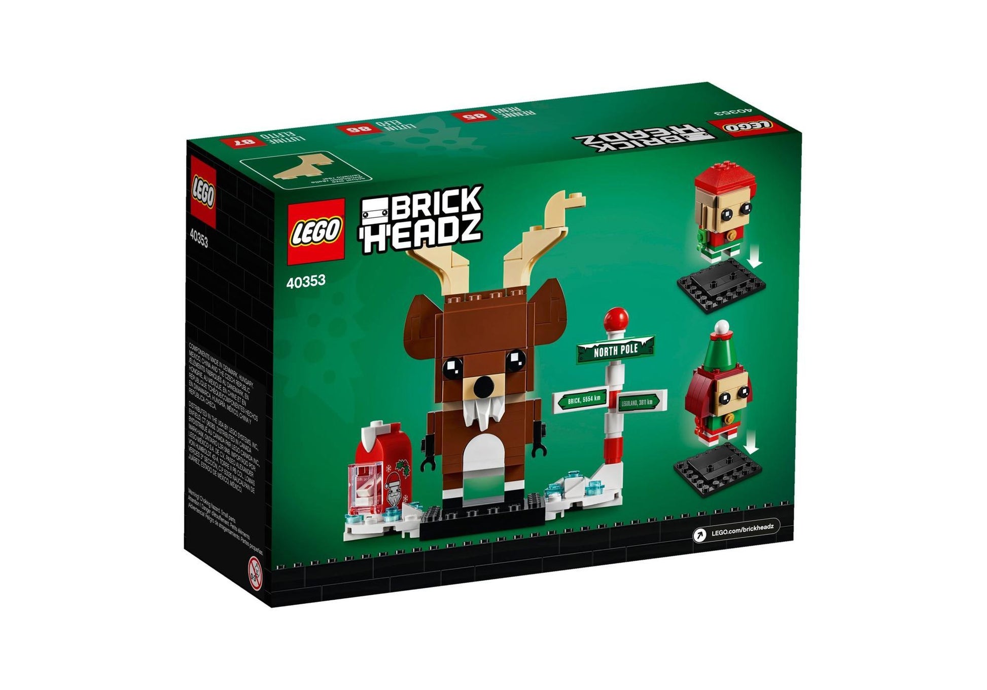 Lego 40353 BrickHeadz Rentier und Elfen - plegobil