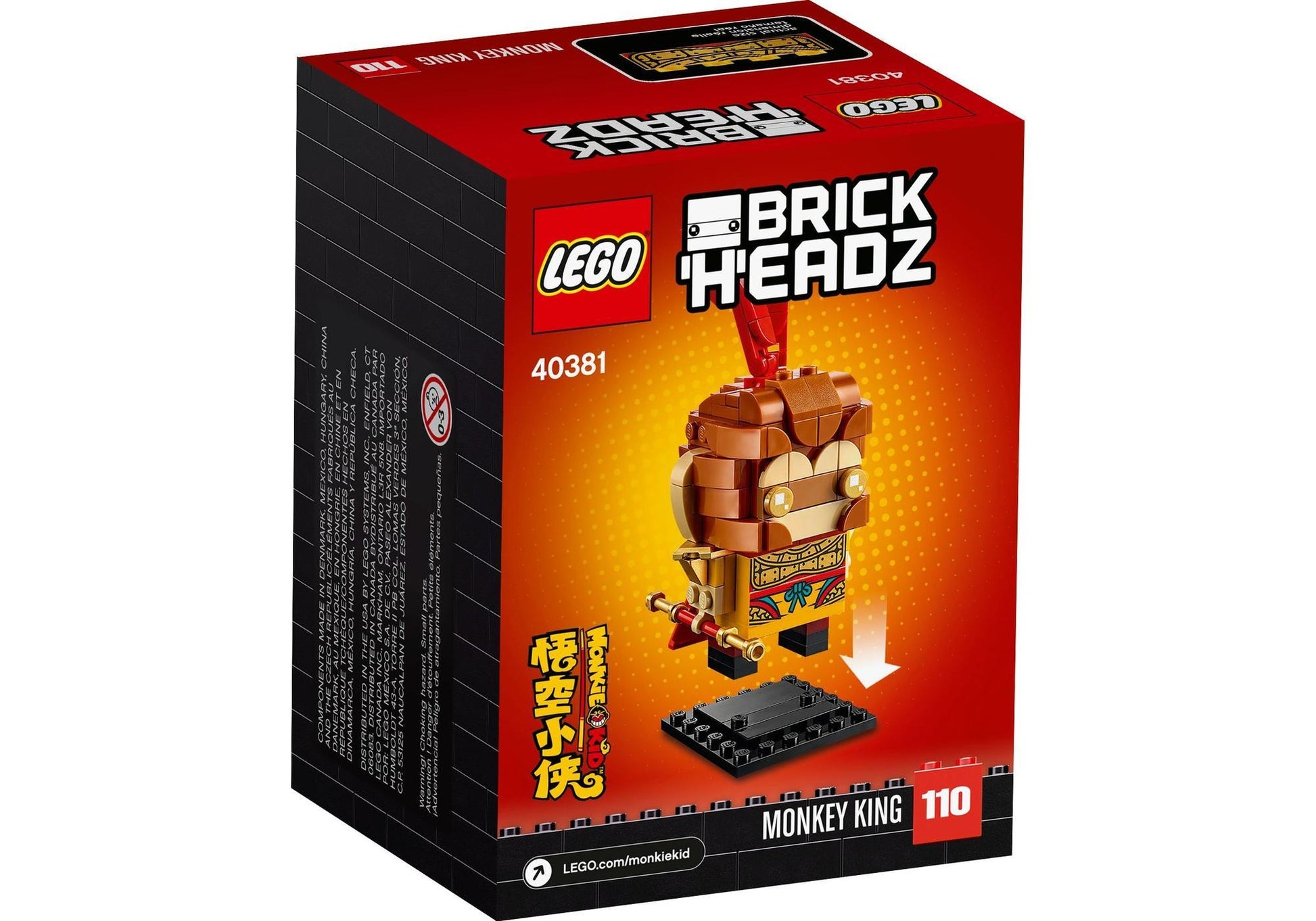 Lego 40381 BrickHeadz Monkie Kid: Monkey King - plegobil