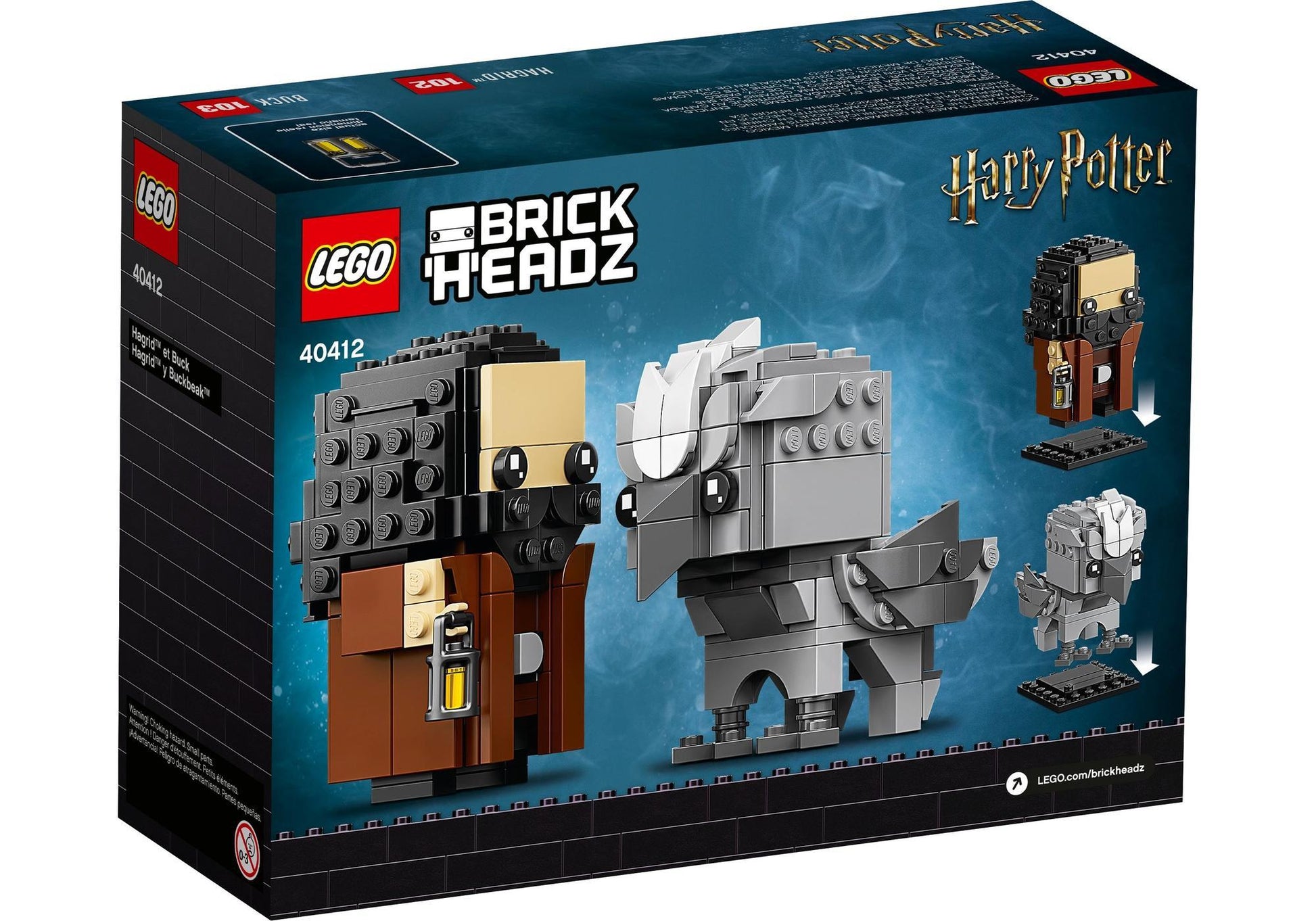 Lego 40412 BrickHeadz Harry Potter: Hagrid und Seidenschnabel - plegobil