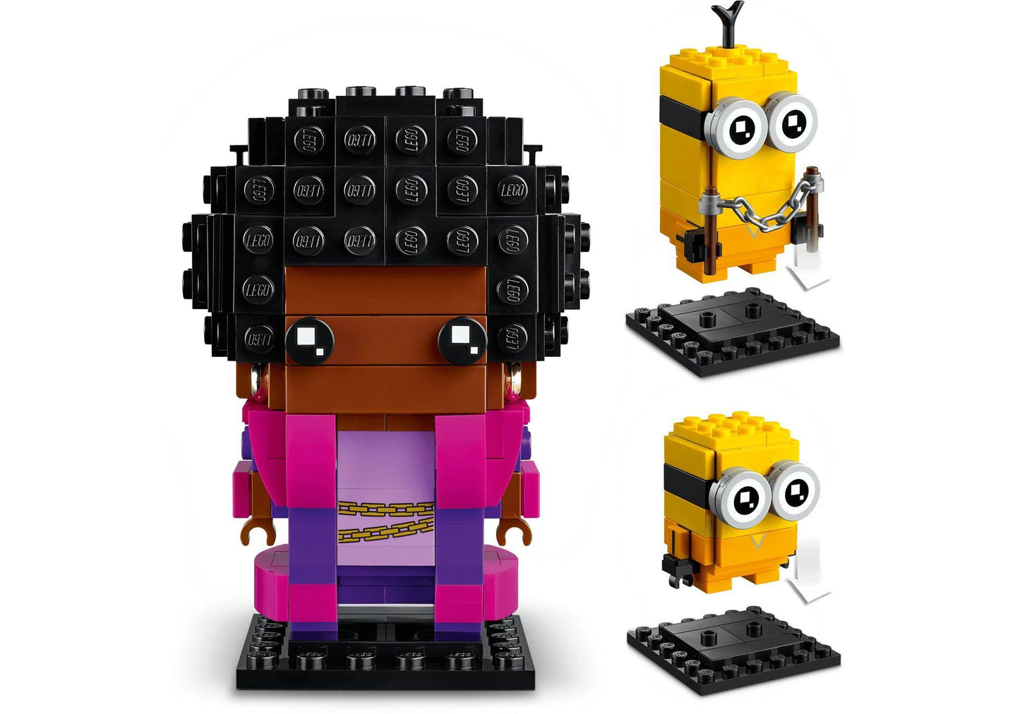 Lego 40421 BrickHeadz Minions: Belle Bottom, Kevin & Bob - plegobil