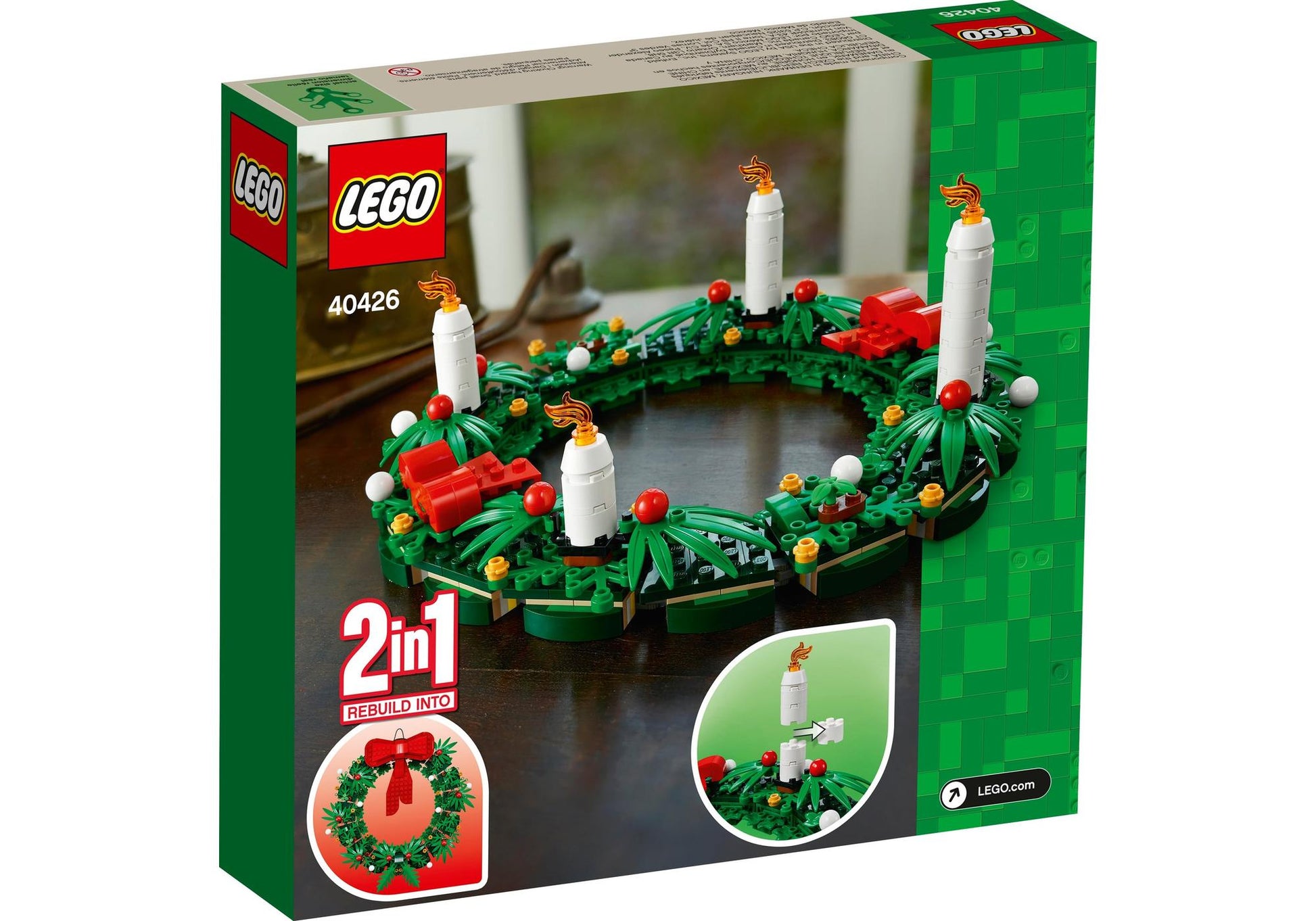 Lego 40426 2-in-1-Adventskranz - plegobil