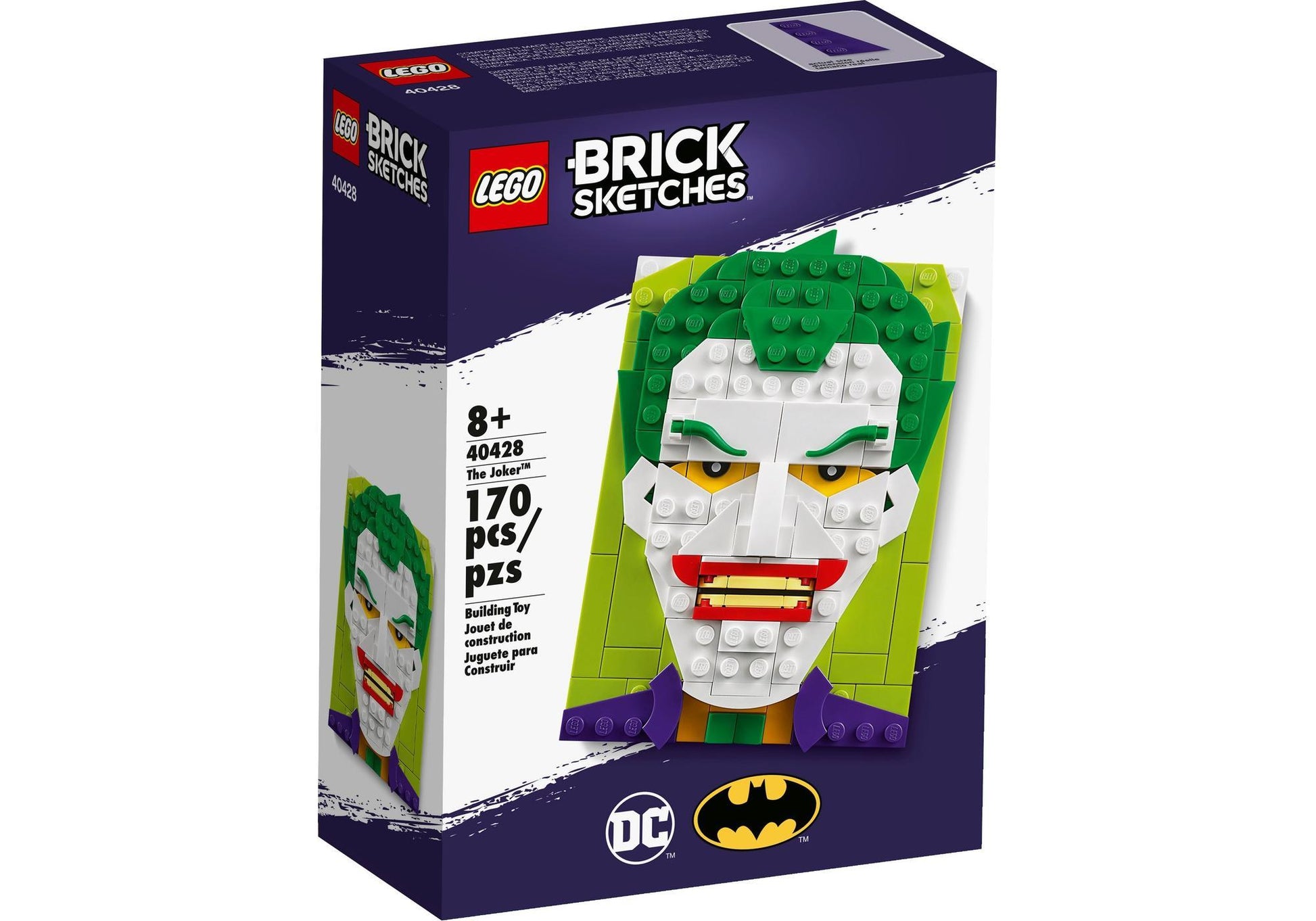 Lego 40428 Brick Sketches Batman: Joker - plegobil