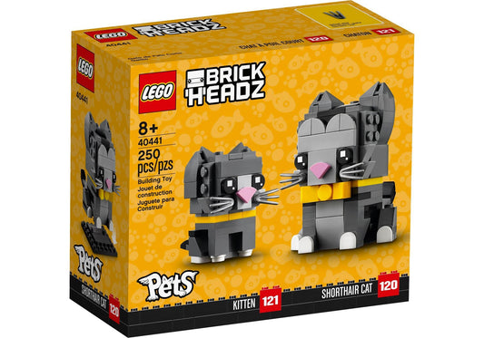 Lego 40441 BrickHeadz Pets: Kurzhaarkatzen - plegobil
