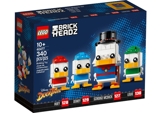 Lego 40477 BrickHeadz Disney: Dagobert Duck, Tick, Trick & Track - plegobil