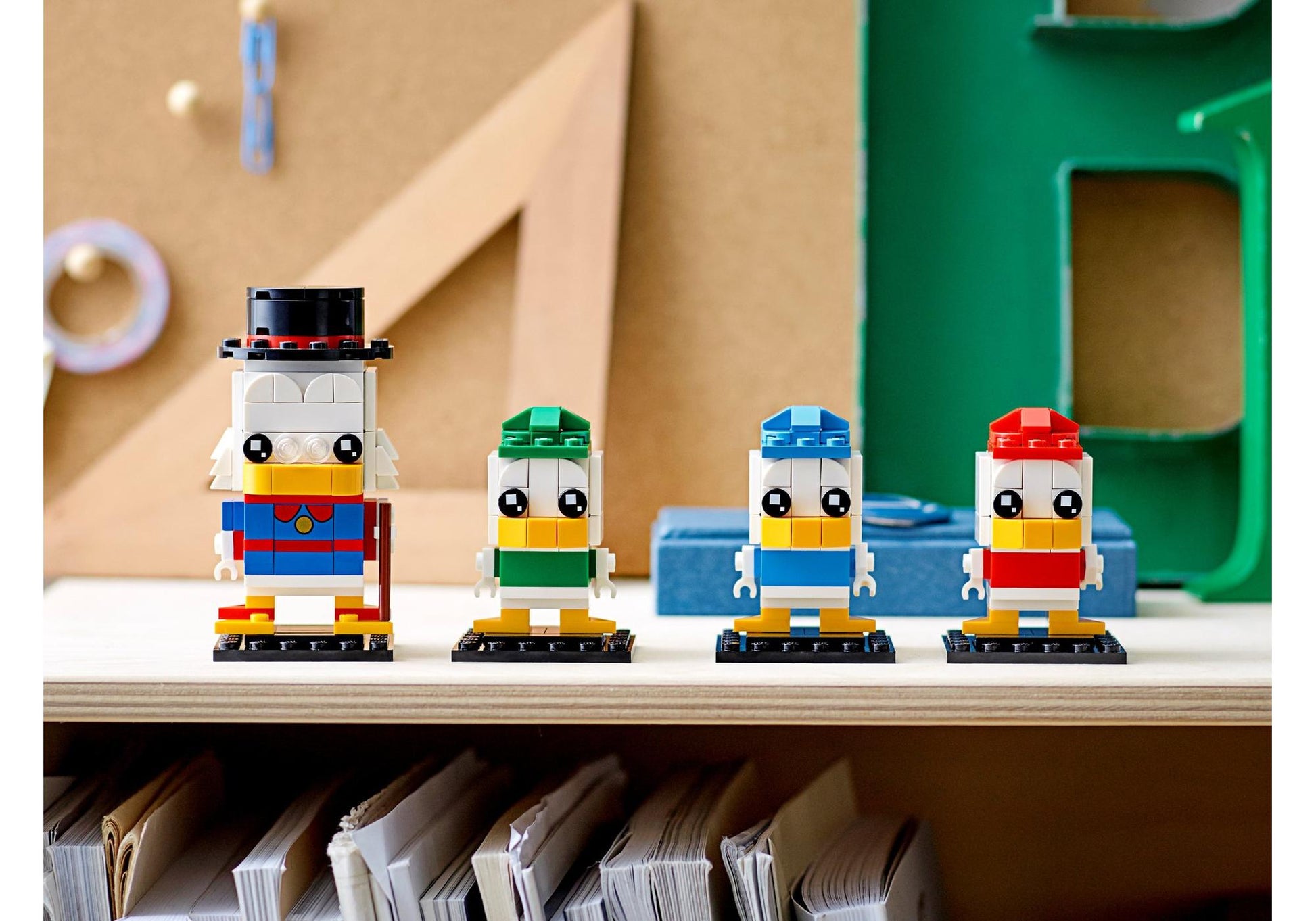Lego 40477 BrickHeadz Disney: Dagobert Duck, Tick, Trick & Track - plegobil
