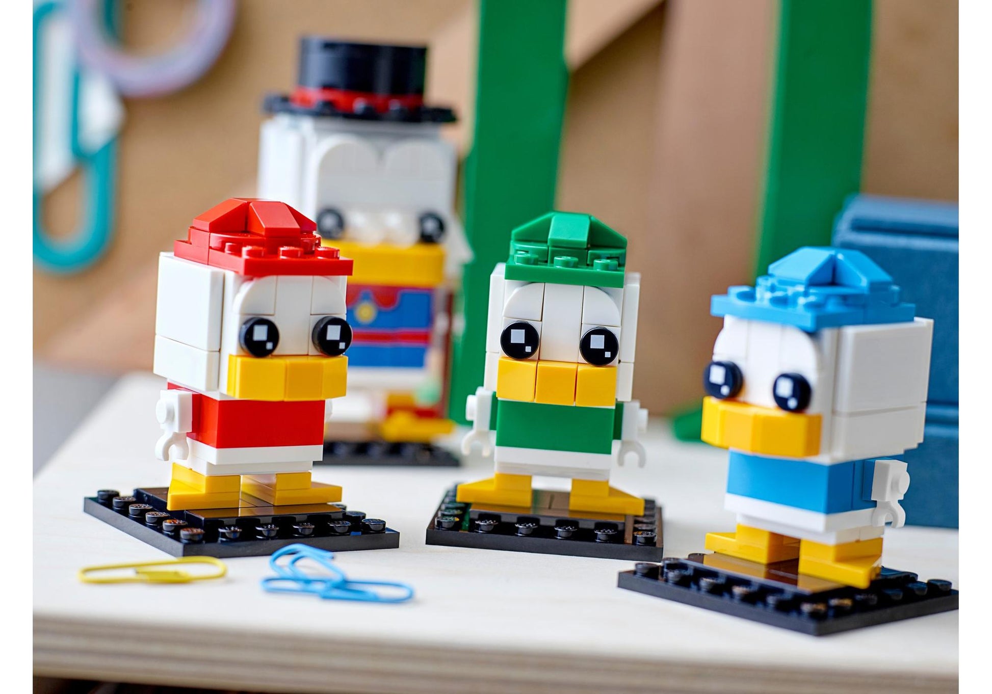 Lego 40477 BrickHeadz Disney: Dagobert Duck, Tick, Trick & Track - plegobil
