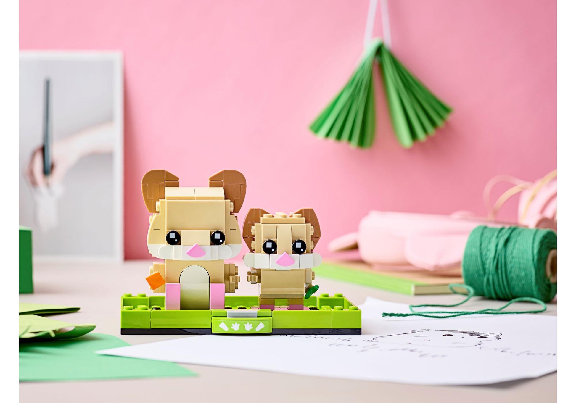Lego 40482 BrickHeadz Pets: Hamster - plegobil