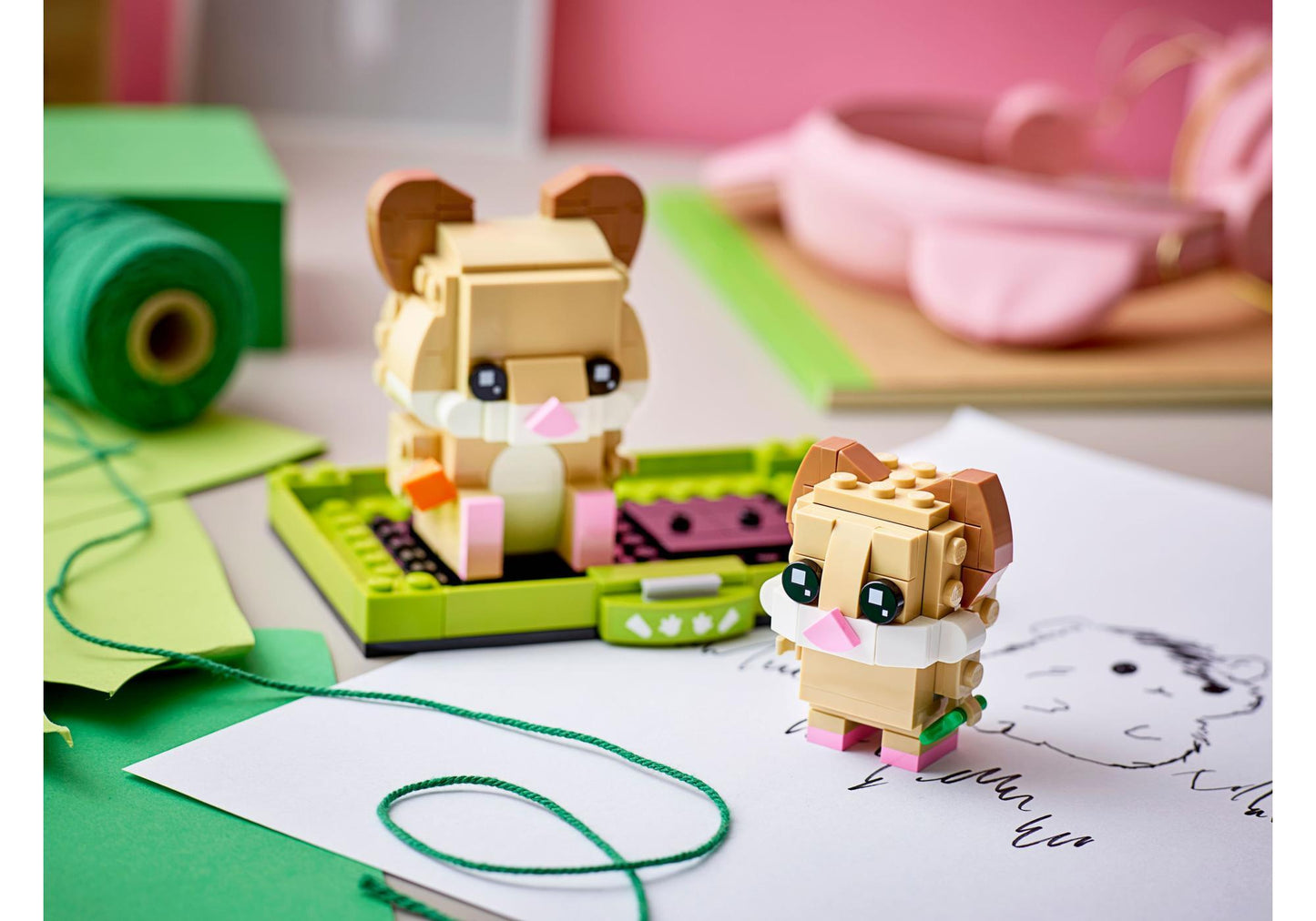 Lego 40482 BrickHeadz Pets: Hamster - plegobil
