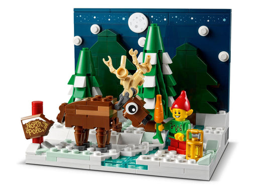 Lego 40484 Vorgarten des Weihnachtsmanns - plegobil