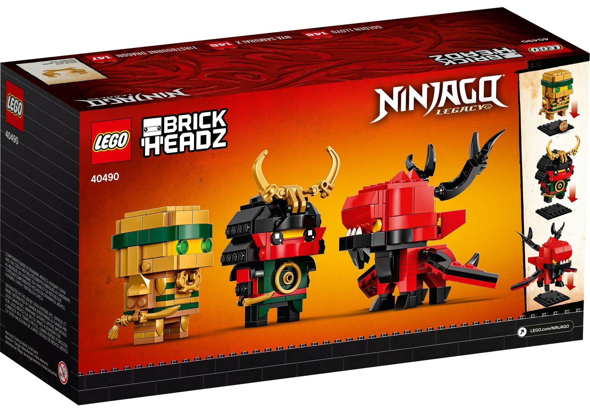Lego 40490 BrickHeadz Ninjago: 10 - plegobil