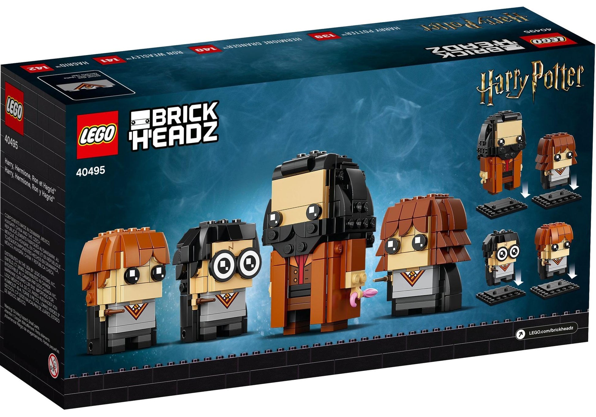 Lego 40495 BrickHeadz Harry Potter: Harry, Hermine, Ron & Hagrid - plegobil