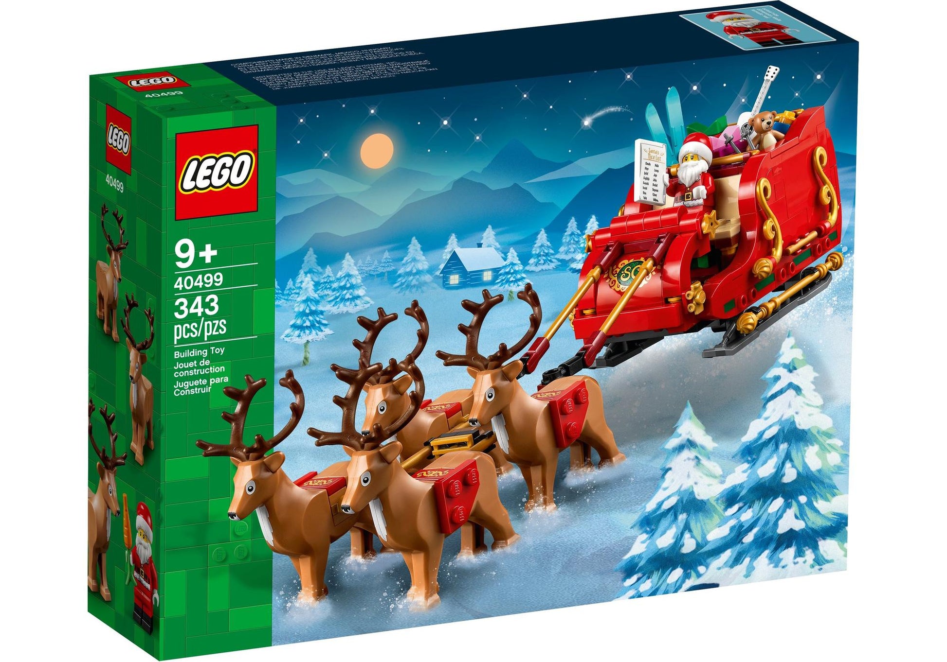 Lego 40499 Schlitten des Weihnachtsmanns - plegobil