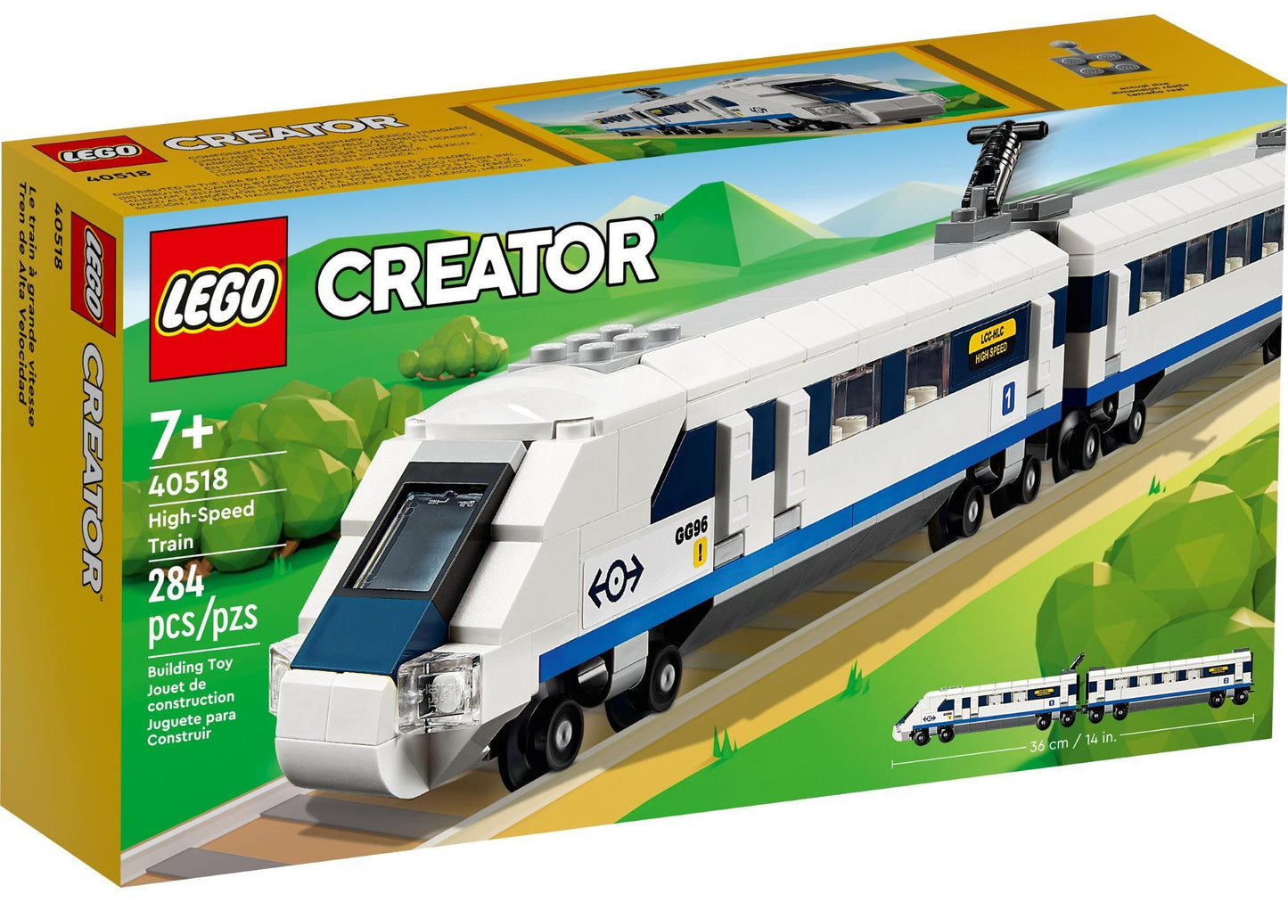 Lego 40518 Creator Expert: Hochgeschwindigkeitszug - plegobil
