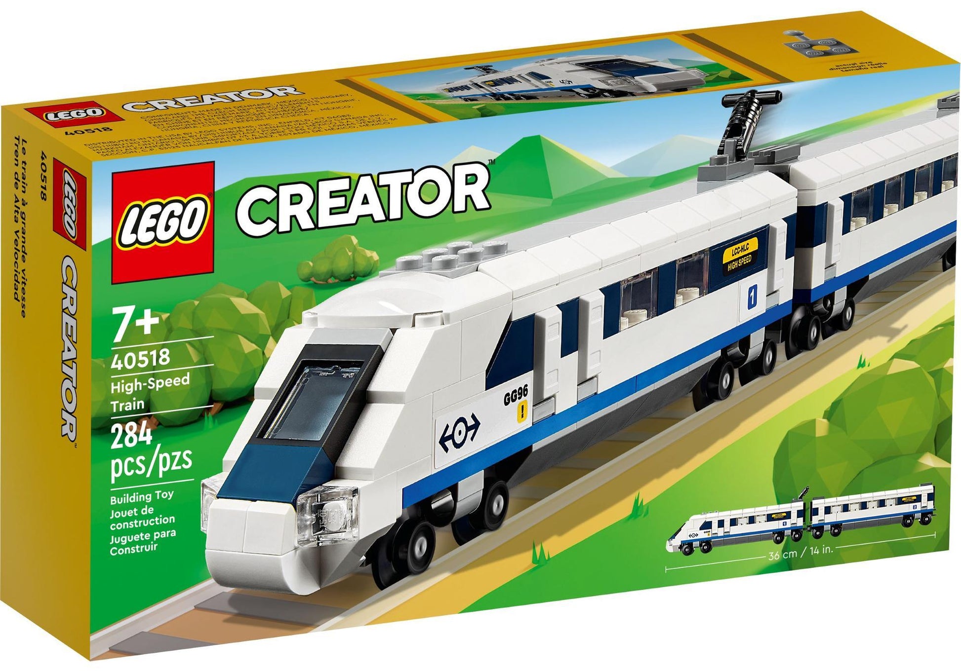 Lego 40518 Creator Expert: Hochgeschwindigkeitszug - plegobil