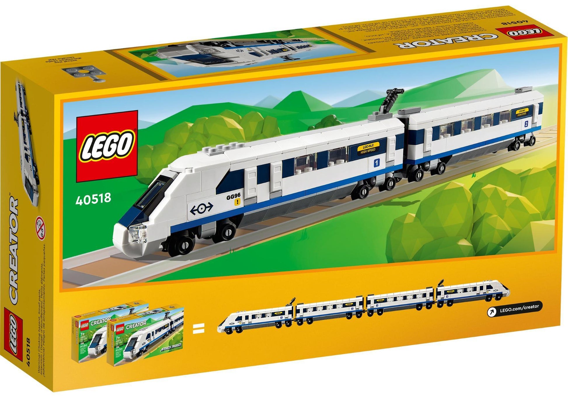 Lego 40518 Creator Expert: Hochgeschwindigkeitszug - plegobil