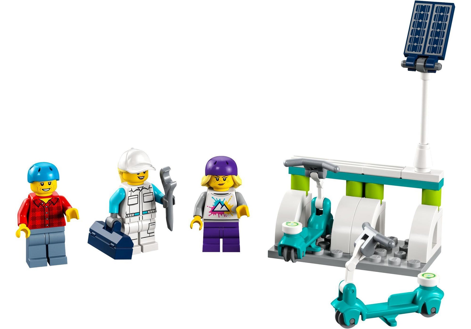 Lego 40526 City: Elektroroller mit Ladestation - plegobil