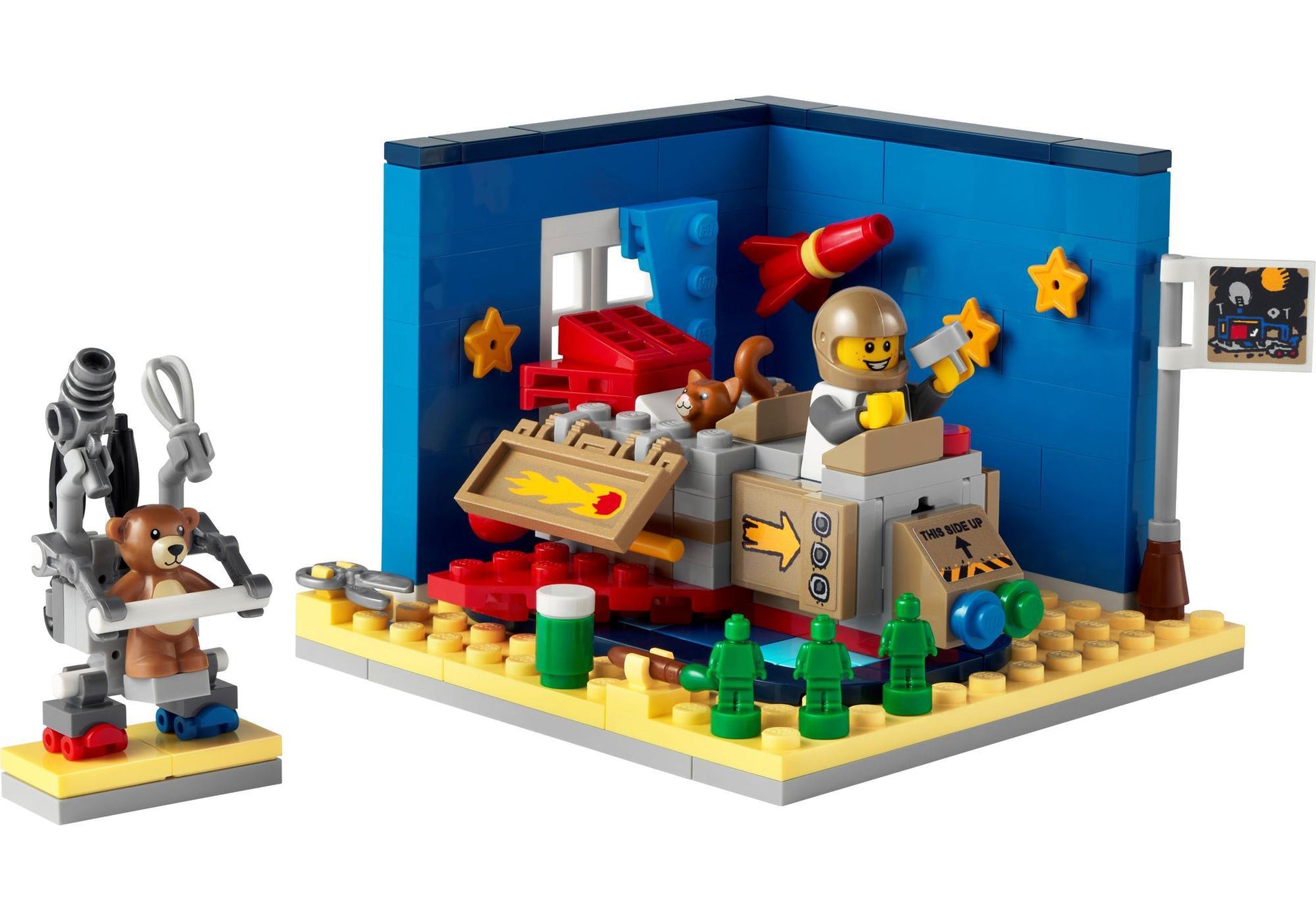 Lego 40533 Abenteuer im Astronauten-Kinderzimmer - plegobil