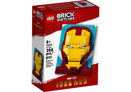 Lego 40535 Brick Sketches Iron Man - plegobil
