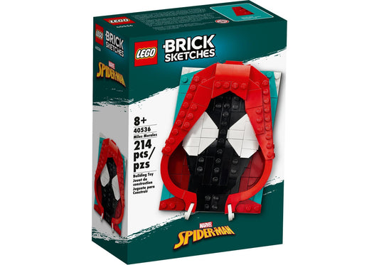 Lego 40536 Brick Sketches Spider-Man: Miles Morales - plegobil