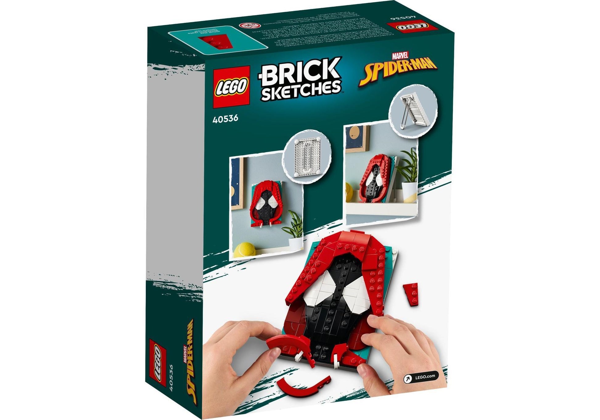 Lego 40536 Brick Sketches Spider-Man: Miles Morales - plegobil