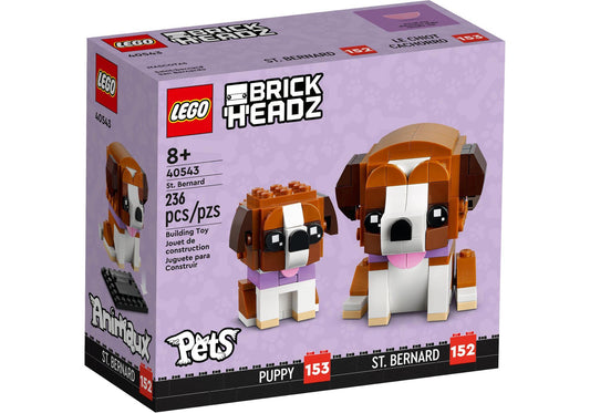 Lego 40543 BrickHeadz Pets: Bernhardiner - plegobil