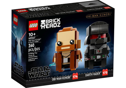 Lego 40547 BrickHeadz Star Wars: Obi-Wan Kenobi & Darth Vader - plegobil