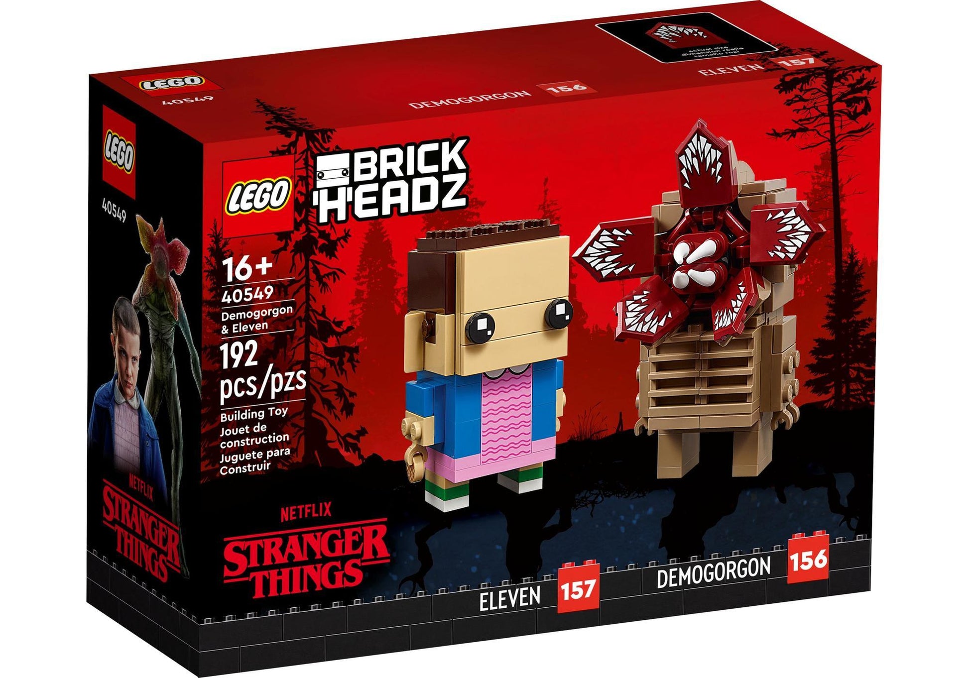 Lego 40549 BrickHeadz Stranger Things: Demogorgon & Elfi - plegobil