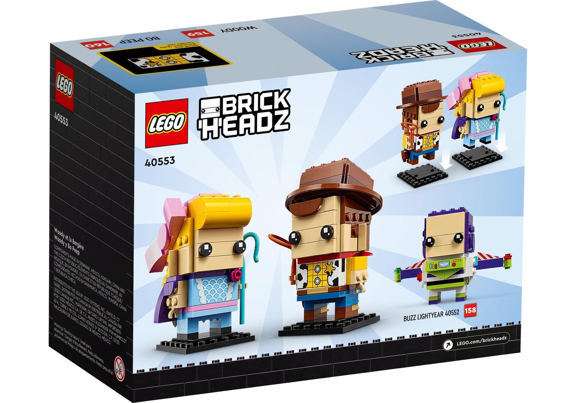 Lego 40553 BrickHeadz Toy Story: Woody und Porzellinchen - plegobil