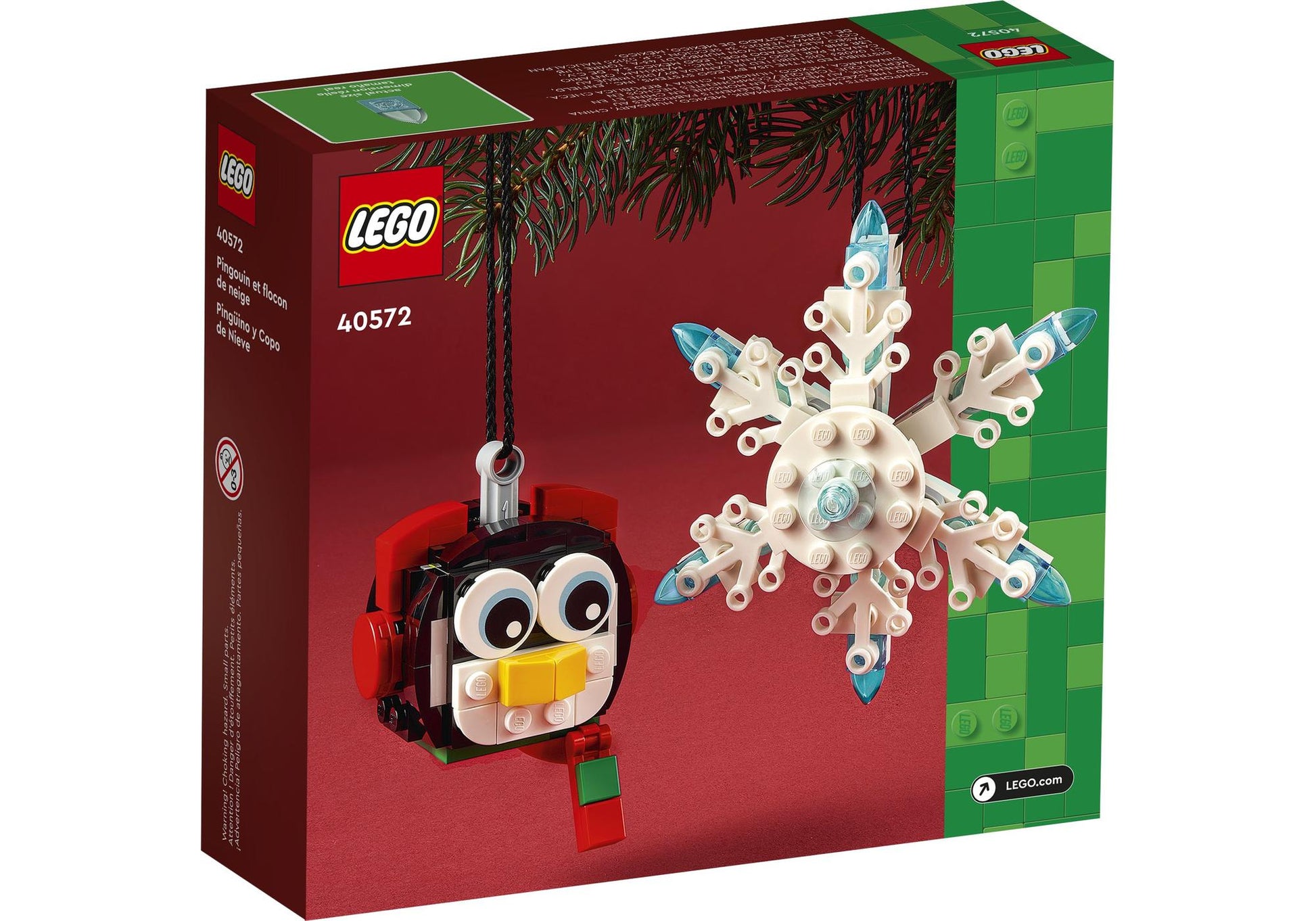 Lego 40572 Pinguin mit Schneeflocke - plegobil