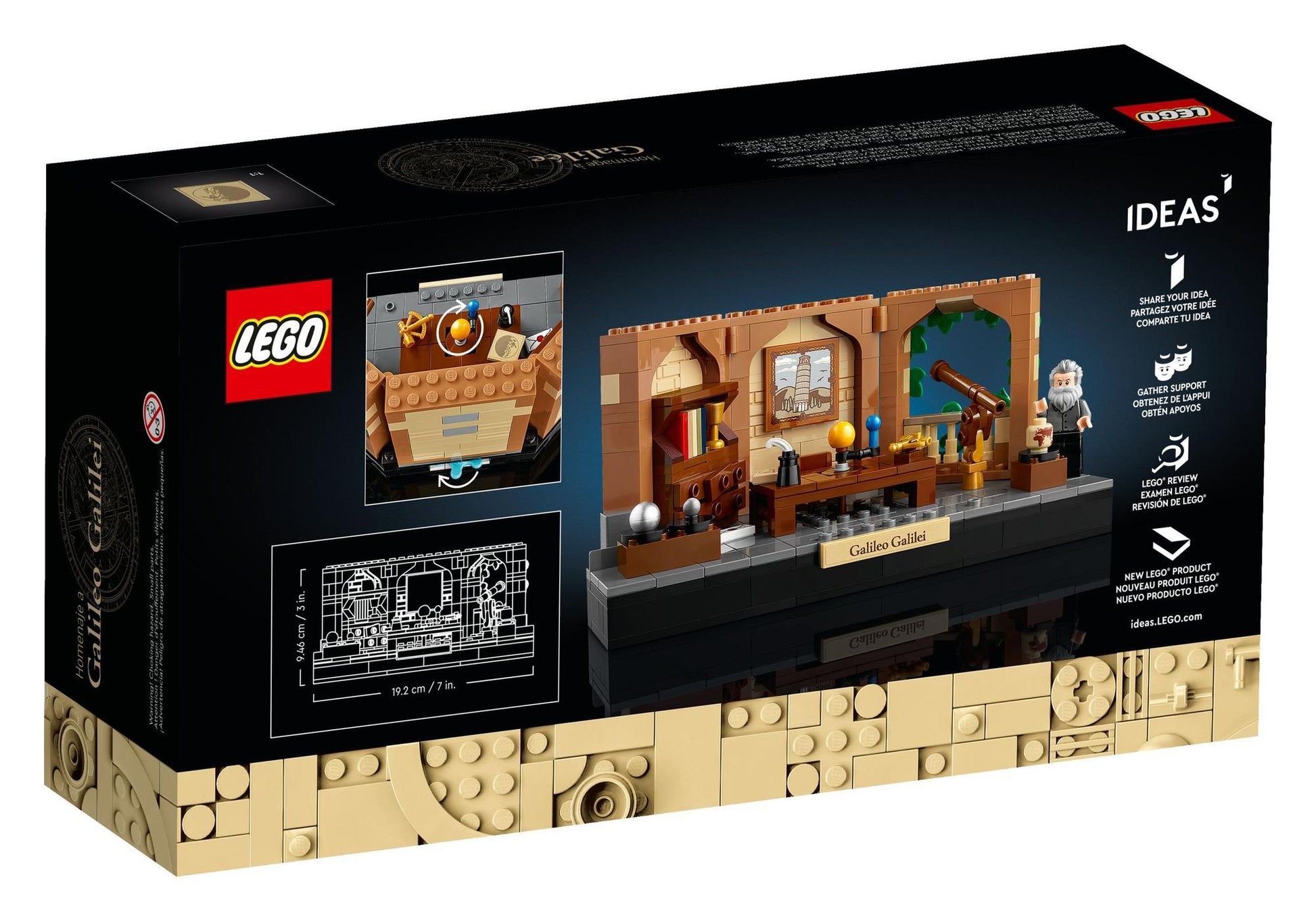 Lego 40595 Ideas Hommage an Galileo Galilei - plegobil