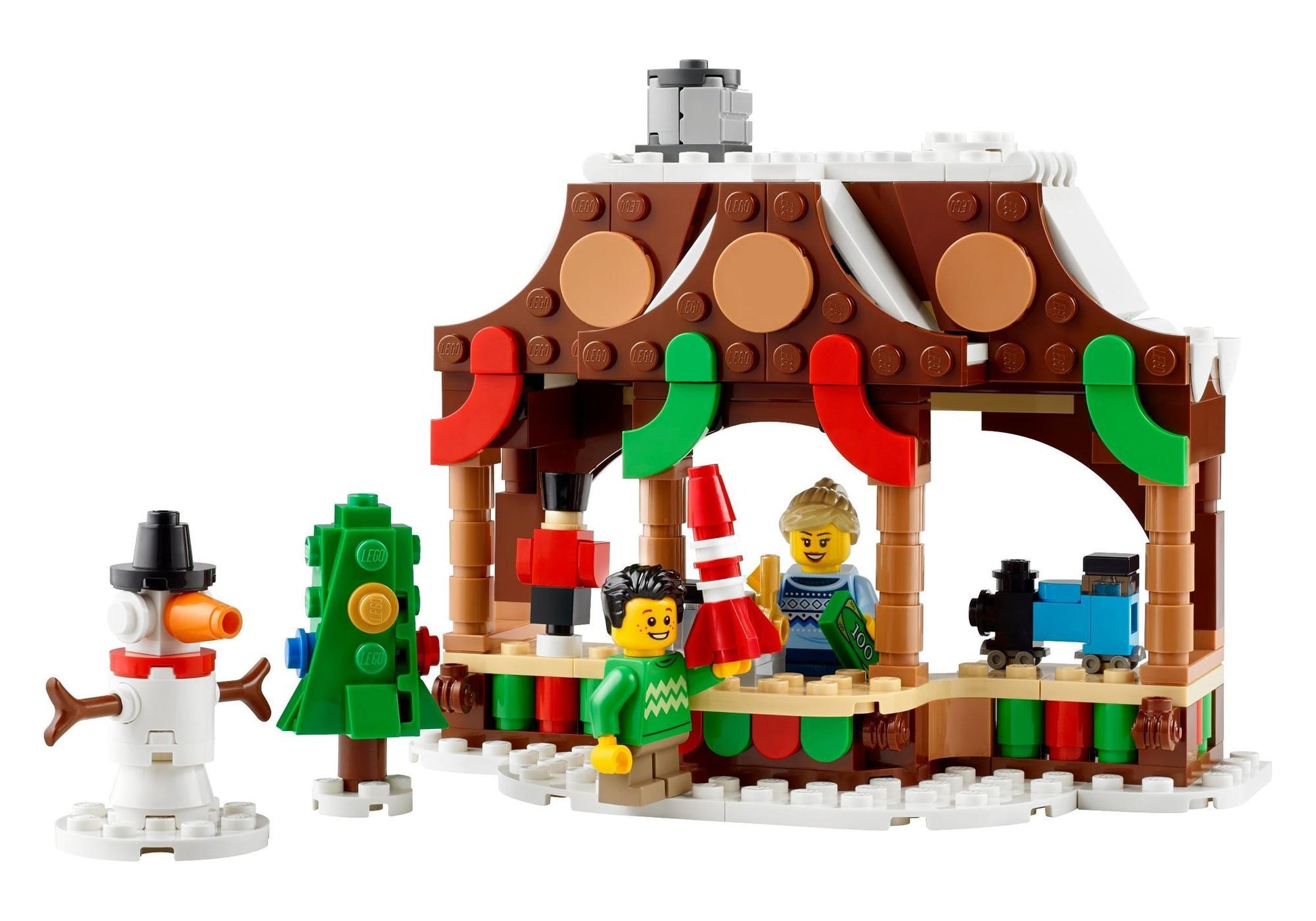 Lego 40602 Creator Weihnachtsmarktstand - plegobil