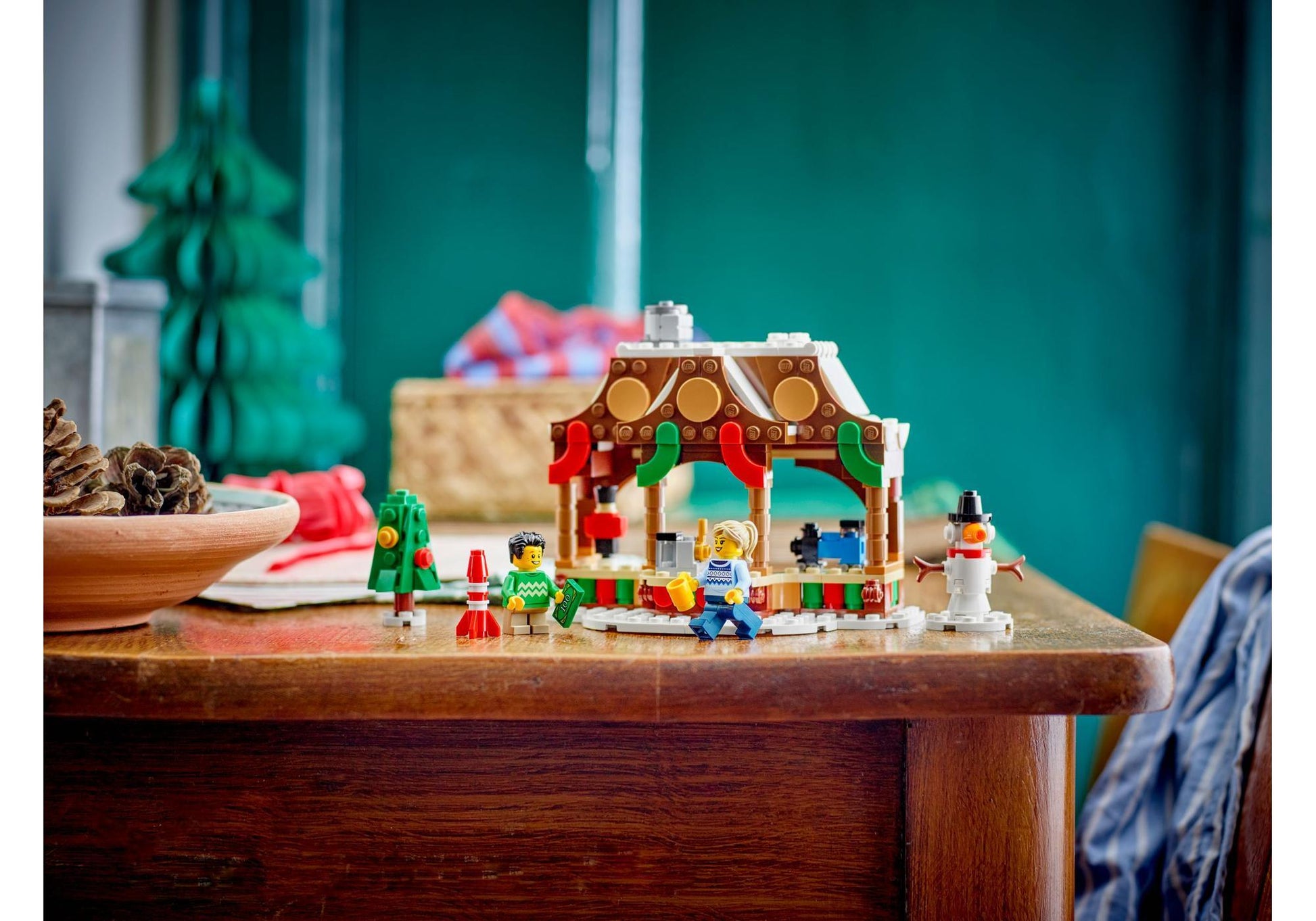 Lego 40602 Creator Weihnachtsmarktstand - plegobil