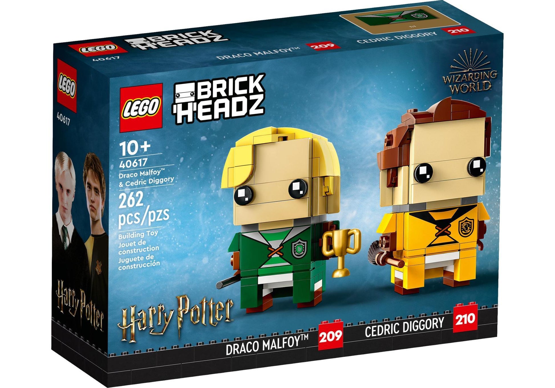 Lego 40617 BrickHeadz Harry Potter: Draco Malfoy & Cedric Diggory - plegobil