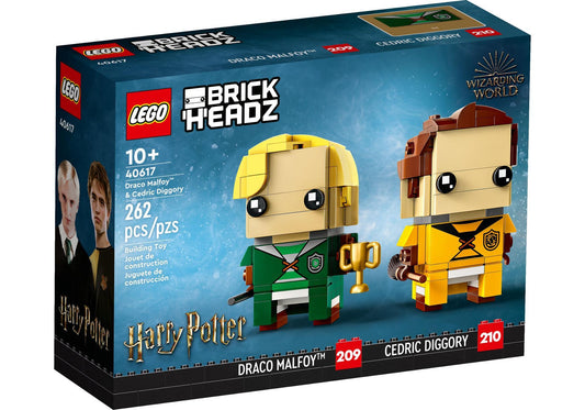 Lego 40617 BrickHeadz Harry Potter: Draco Malfoy & Cedric Diggory - plegobil