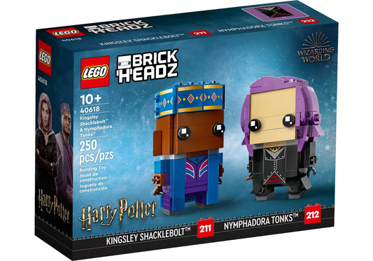 Lego 40618 BrickHeadz Harry Potter: Kingsley Shacklebolt & Nymphadora Tonks - plegobil