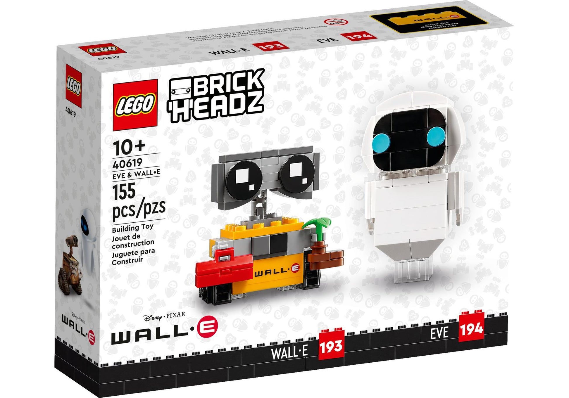 Lego 40619 BrickHeadz EVE und WALL E - plegobil