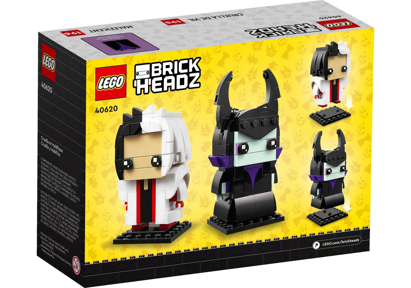 Lego 40620 BrickHeadz Disney: Cruella und Maleficent - plegobil